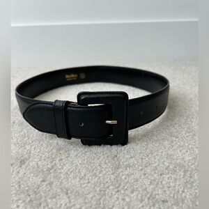 Maxmara Black Leather waist  Belt